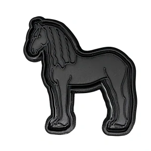Cookie Cutter Friesian Horse